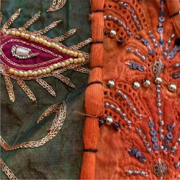 Colorful Patchwork Tapestry Wall Hanging, handmade in India - Picture 9 of 16